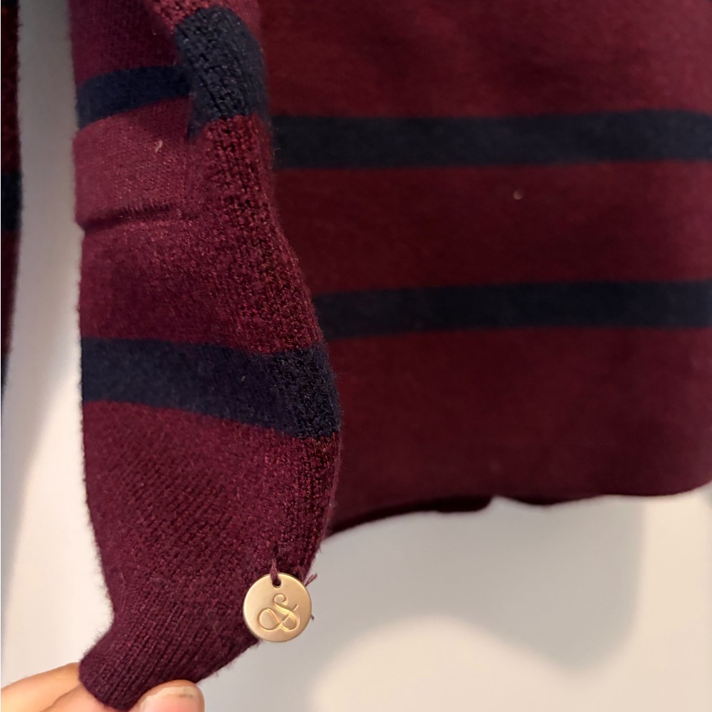 Scotch & Soda Striped Sweater with Gold buttons - Picture 7 of 9